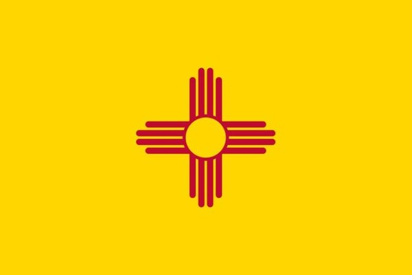 Aufkleber - Flagge - New Mexico - Bundesstaaten USA - versch. Größen