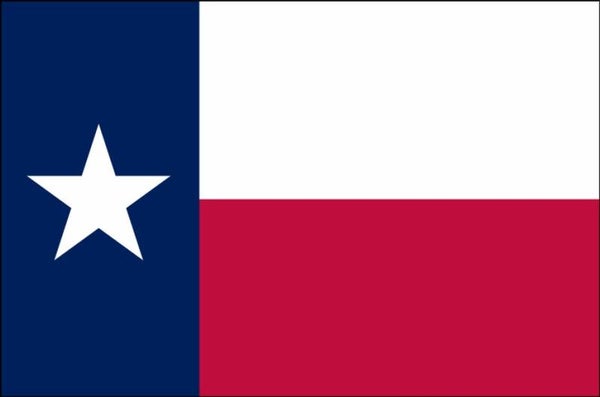 Aufkleber - Flagge - Texas - Bundesstaaten USA - versch. Größen