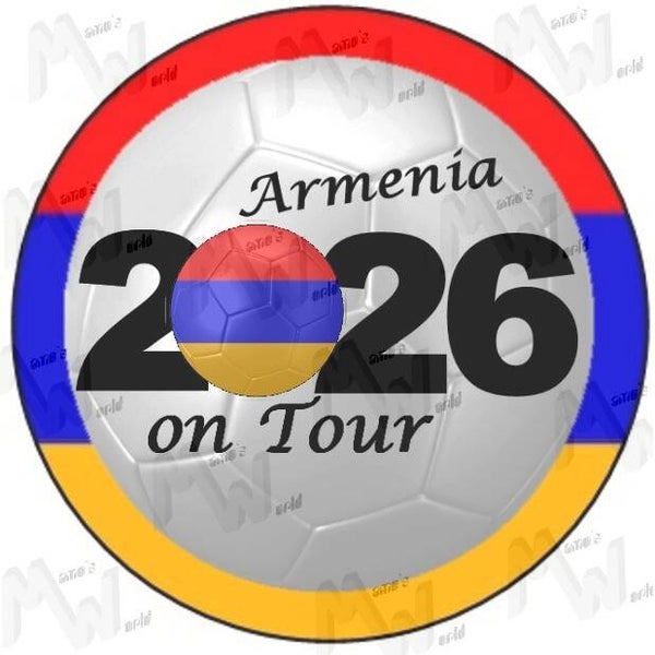 Aufkleber - Sticker - On Tour 2026 - Armenien - 60 oder 90 mm Ø
