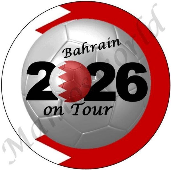 Aufkleber - Sticker - On Tour 2026 - Bahrain - 60 oder 90 mm Ø