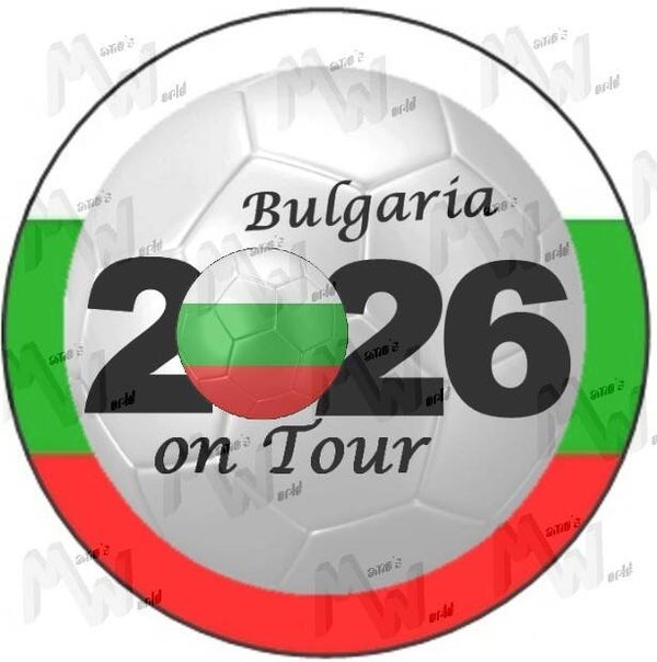 Aufkleber - Sticker - On Tour 2026 - Bulgarien - 60 oder 90 mm Ø