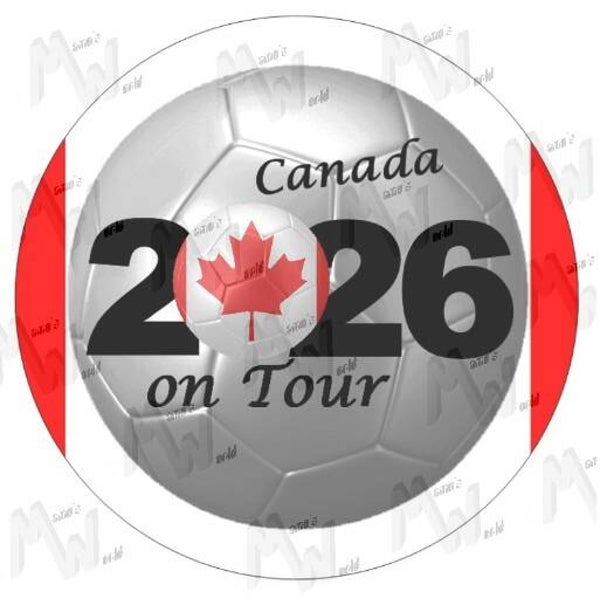 Aufkleber - Sticker - On Tour 2026 - Canada - 60 oder 90 mm Ø
