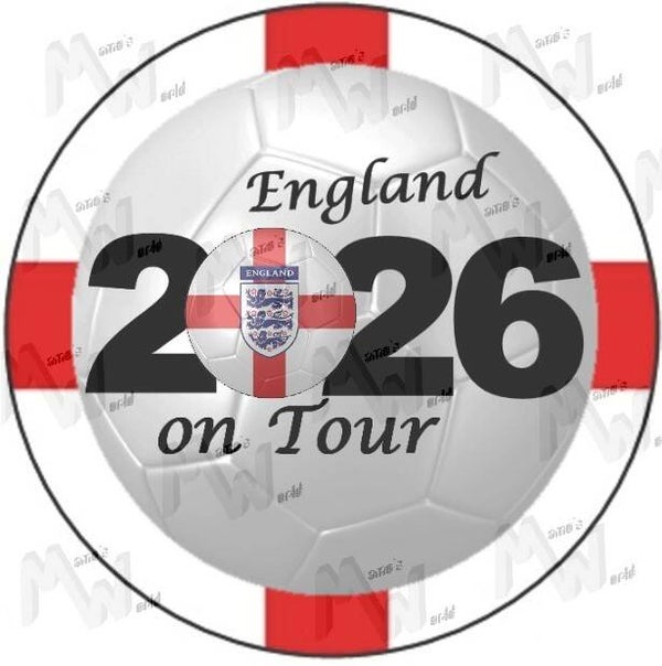 Aufkleber - Sticker - On Tour 2026 - England - 60 oder 90 mm Ø