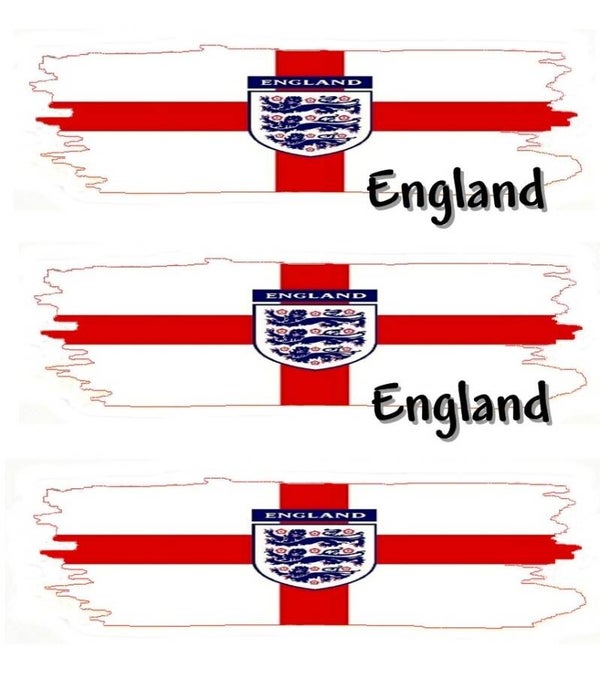 Aufkleber - Flagge - England - versch. Motive - 125x40 mm