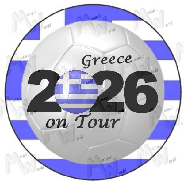 Aufkleber - Sticker - On Tour 2026 - Griechenland - 60 oder 90 mm Ø