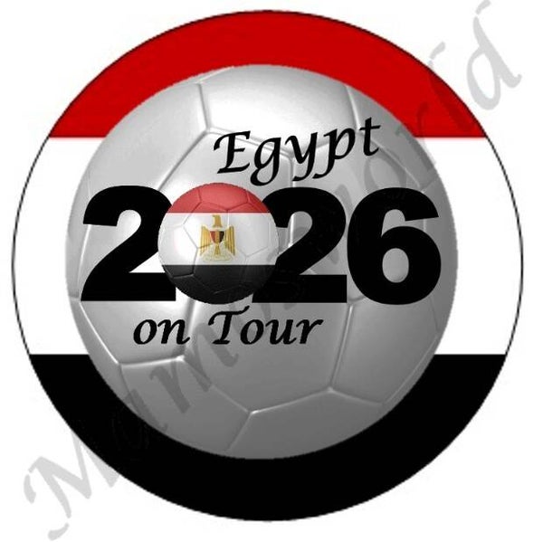 Aufkleber - Sticker - On Tour 2026 - Ägypten - 60 oder 90 mm Ø