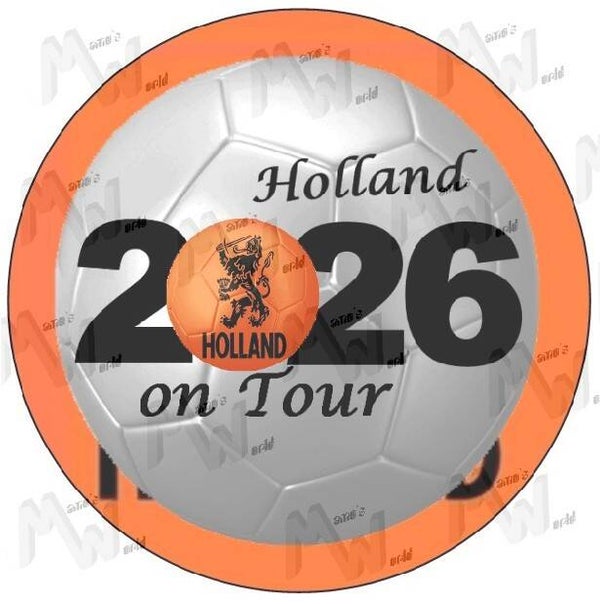 Aufkleber - Sticker - On Tour 2026 - Holland - 60 oder 90 mm Ø