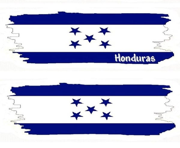 Aufkleber - Flagge - Honduras - versch. Motive - 125x40 mm