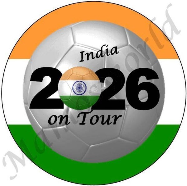 Aufkleber - Sticker - On Tour 2026 - Indien - 60 oder 90 mm Ø