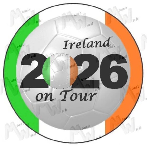 Aufkleber - Sticker - On Tour 2026 - Irland - 60 oder 90 mm Ø