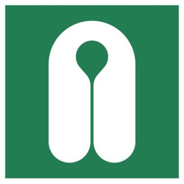 Aufkleber -  E044  Rettungsweste - ISO DIN 7010 - Rettungszeichen - versch. Größen