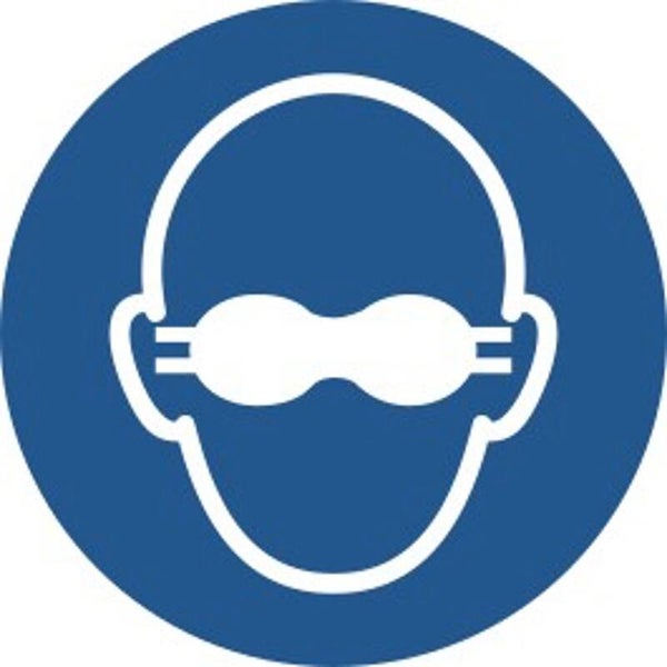 Aufkleber -  M007 Lichtundurchlässigen Augenschutz benutzen - ISO DIN 7010 - Gebotszeichen - versch. Größen