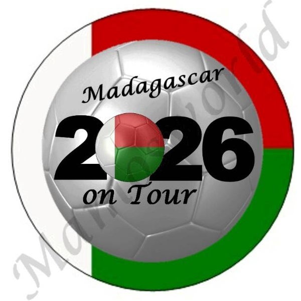Aufkleber - Sticker - On Tour 2026 - Madagaskar - 60 oder 90 mm Ø