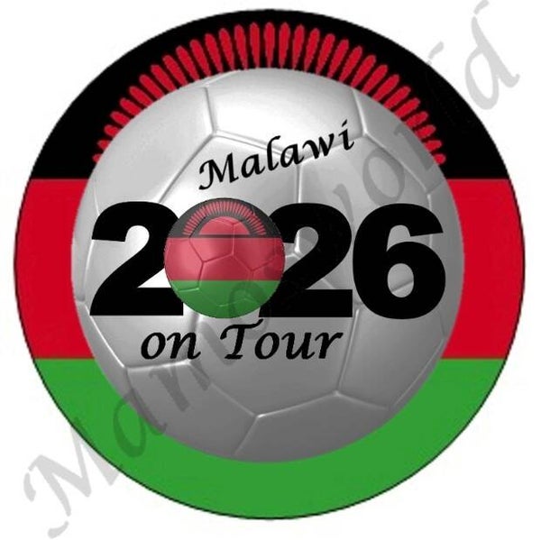 Aufkleber - Sticker - On Tour 2026 - Malawi - 60 oder 90 mm Ø