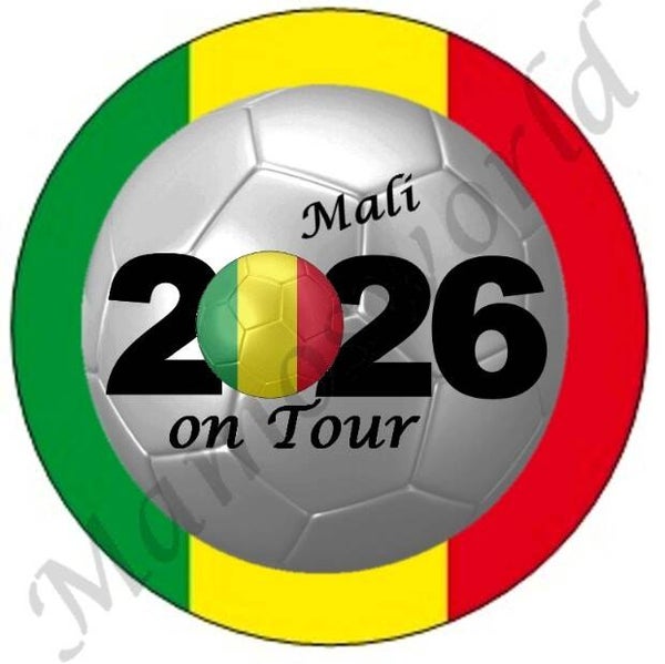 Aufkleber - Sticker - On Tour 2026 - Mali - 60 oder 90 mm Ø