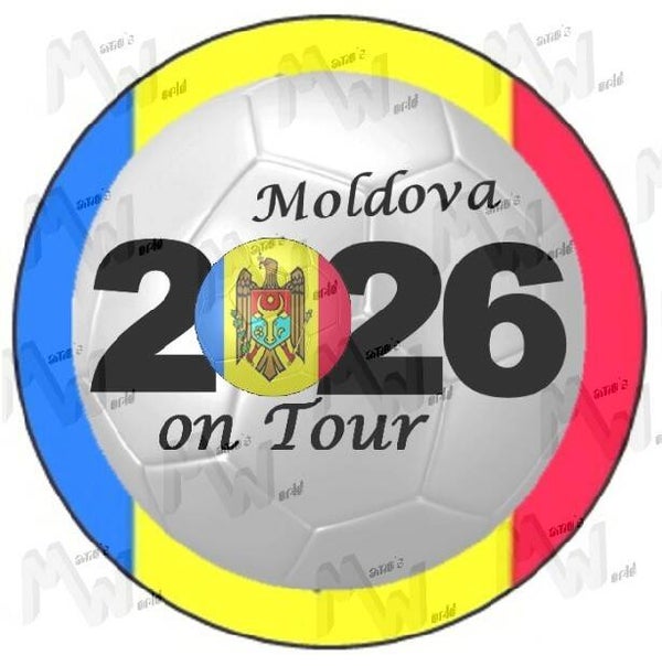 Aufkleber - Sticker - On Tour 2026 - Moldawien - 60 oder 90 mm Ø