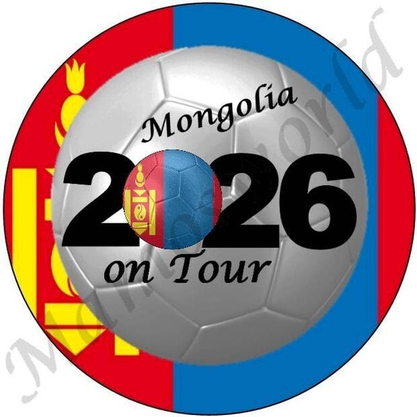 Aufkleber - Sticker - On Tour 2026 - Mongolei - 60 oder 90 mm Ø