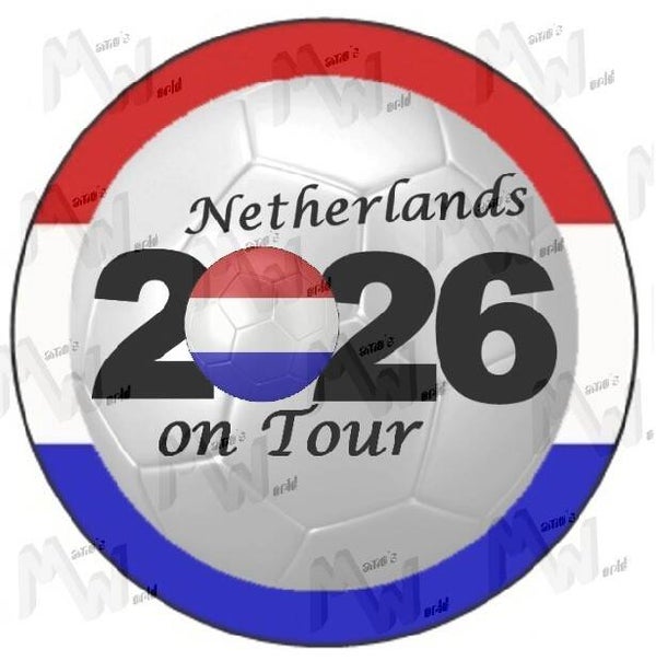 Aufkleber - Sticker - On Tour 2026 - Niederlande - 60 oder 90 mm Ø
