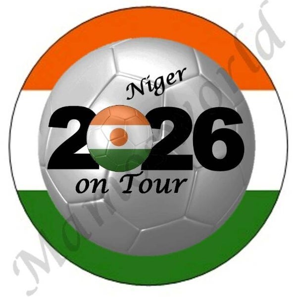 Aufkleber - Sticker - On Tour 2026 - Niger - 60 oder 90 mm Ø