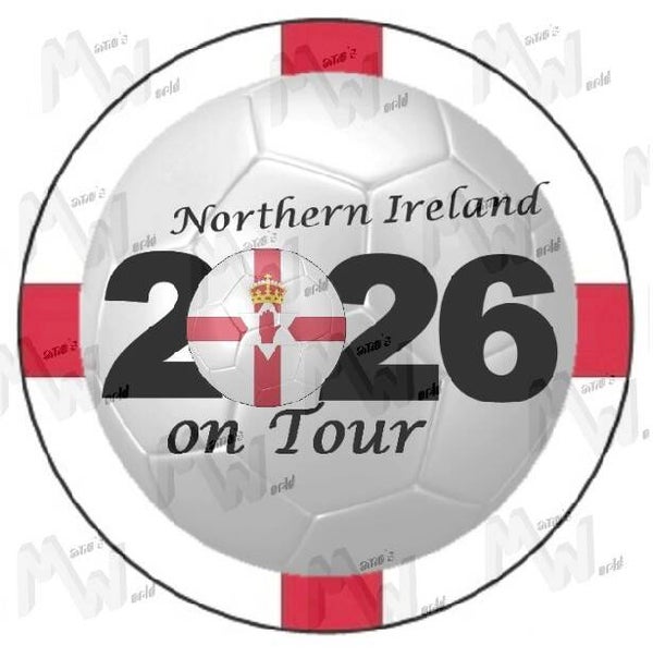 Aufkleber - Sticker - On Tour 2026 - Nordirland - 60 oder 90 mm Ø