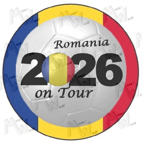 Aufkleber - Sticker - On Tour 2026 - Rumänien - 60 oder 90 mm Ø