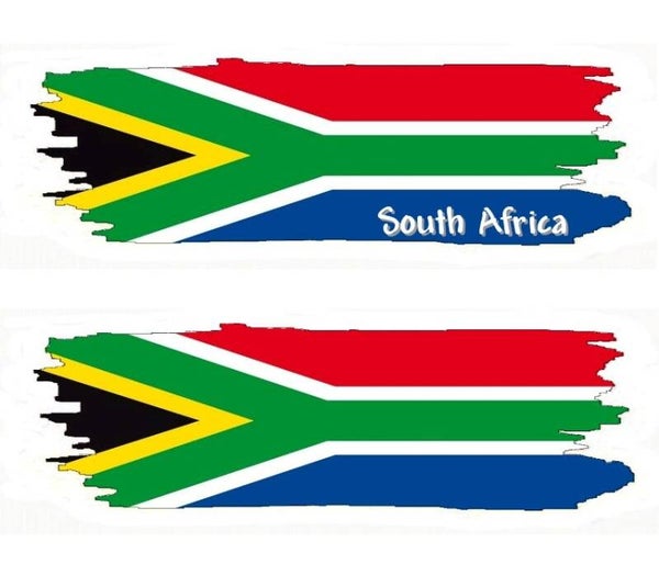 Aufkleber - Flagge - Südafrika - versch. Motive - 125x40 mm