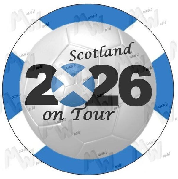 Aufkleber - Sticker - On Tour 2026 - Schottland - 60 oder 90 mm Ø