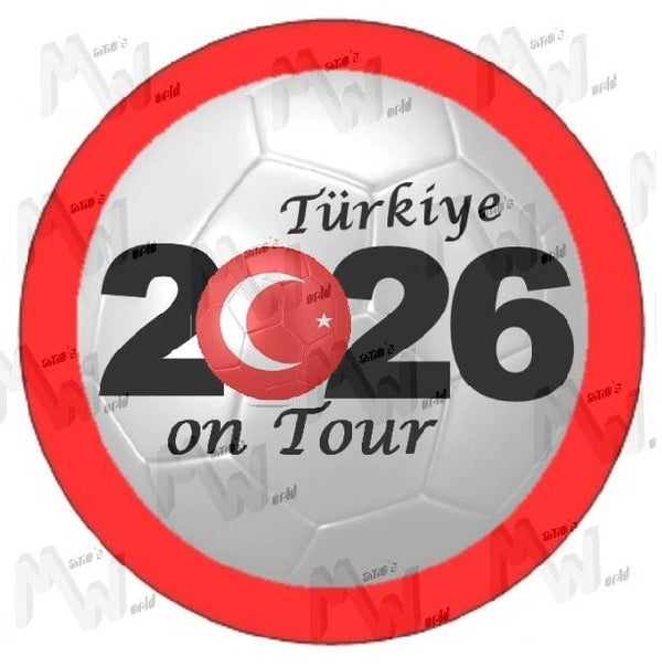 Aufkleber - Sticker - On Tour 2026 - Türkei - 60 oder 90 mm Ø