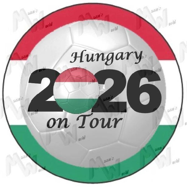 Aufkleber - Sticker - On Tour 2026 - Ungarn - 60 oder 90 mm Ø