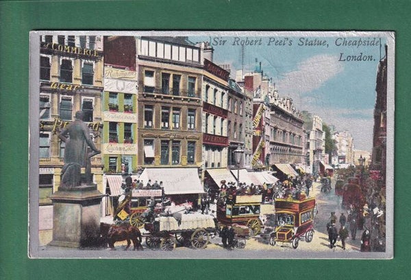 LONDON - Cheapside - Sir Robert Peel's Statue