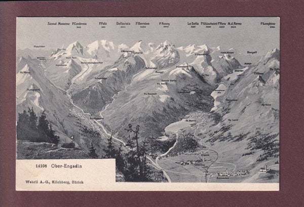 OBER-ENGADIN - Vogelschau
