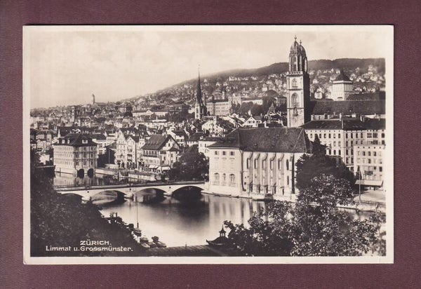 ZÜRICH - Limmat - Grossmünster // minim Eckbug //
