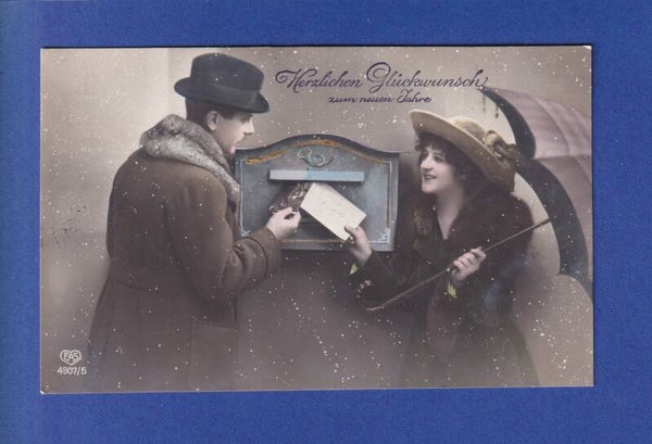 NEUJAHR - Ehepaar - 1919