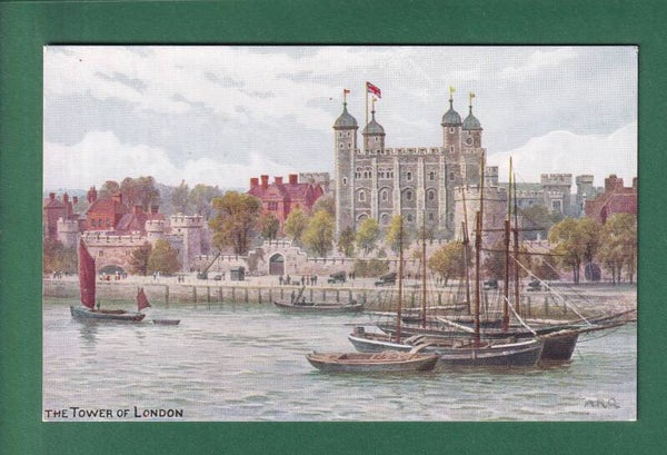 LONDON - The Tower from the Thames - A.R. Quinton