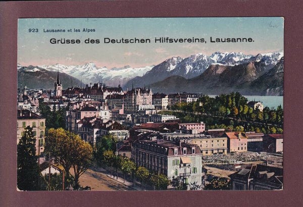 LAUSANNE - Vue partielle - Grüsse des Deutschen Hilfsvereins