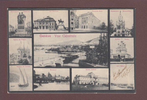 GENEVE - Multivues - 1905