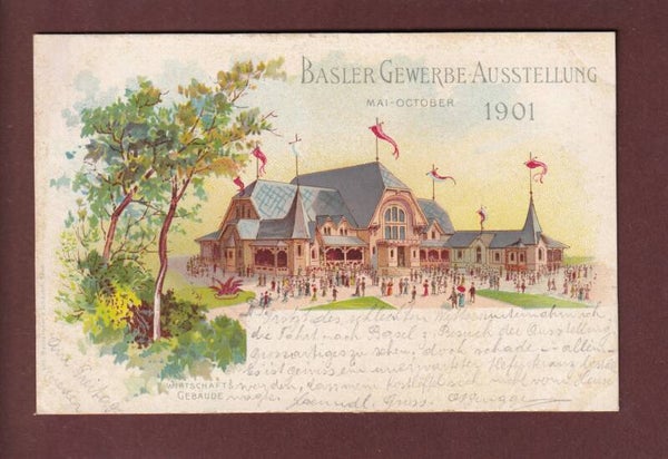 BASEL - Gewerbe Ausstellung 1901