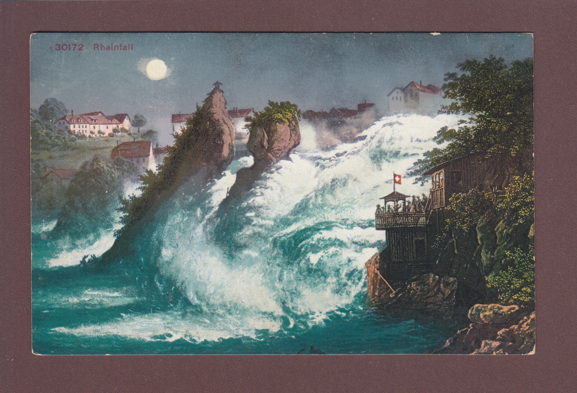 RHEINFALL - Mondschein