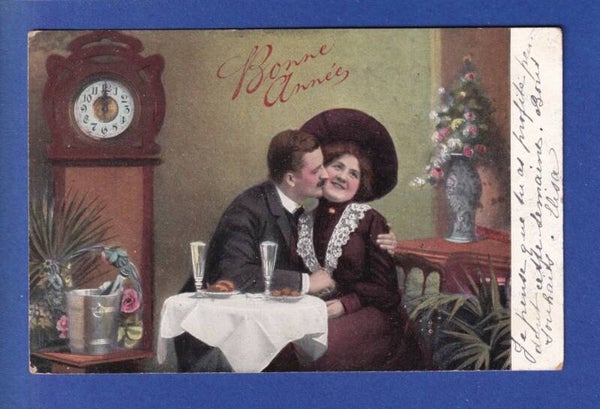 NOUVEL AN - Couple - 1904