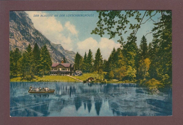 BLAUSEE an der Lötschbergroute - 1955 glatt