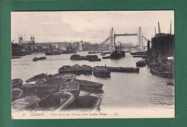 LONDON - View down the Thames from London Bridge