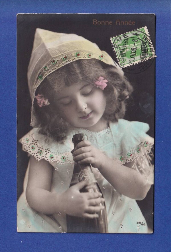 NOUVEL AN - Enfant - 1908