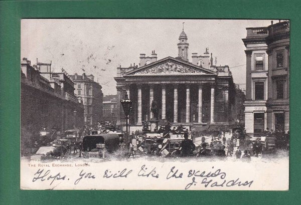 LONDON - The Royal Exchange - 1902