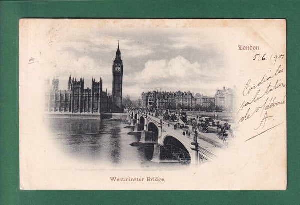 LONDON - Westminster Bridge - 1901