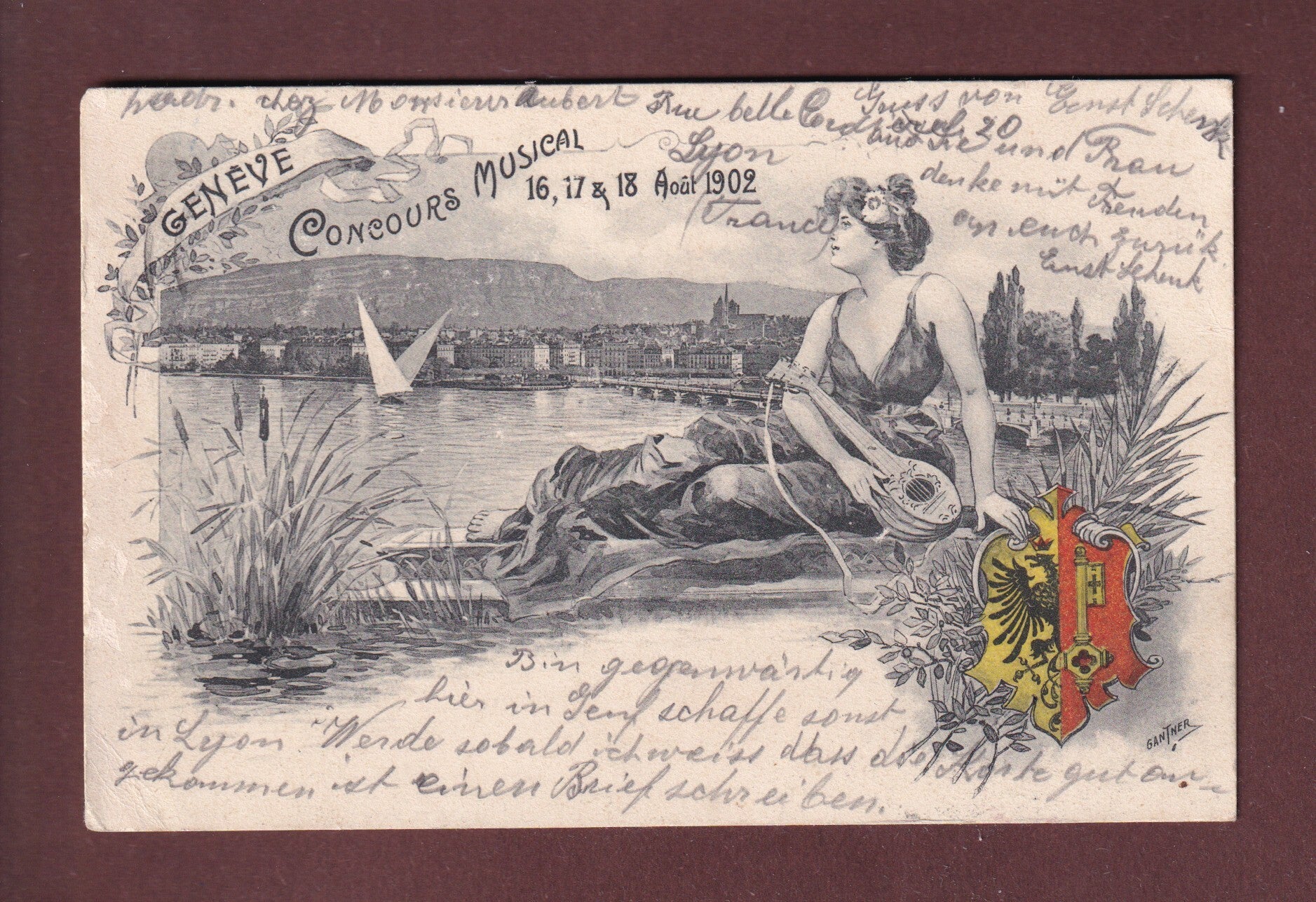 GENEVE - Concours musical 1902