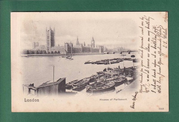 LONDON - House of Parliament - 1901