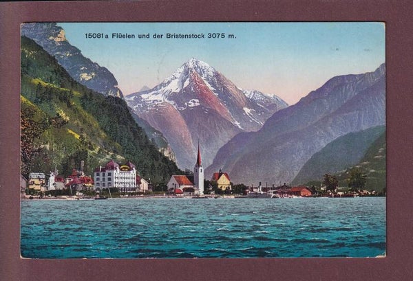FLÜELEN - Bristenstock - 1922