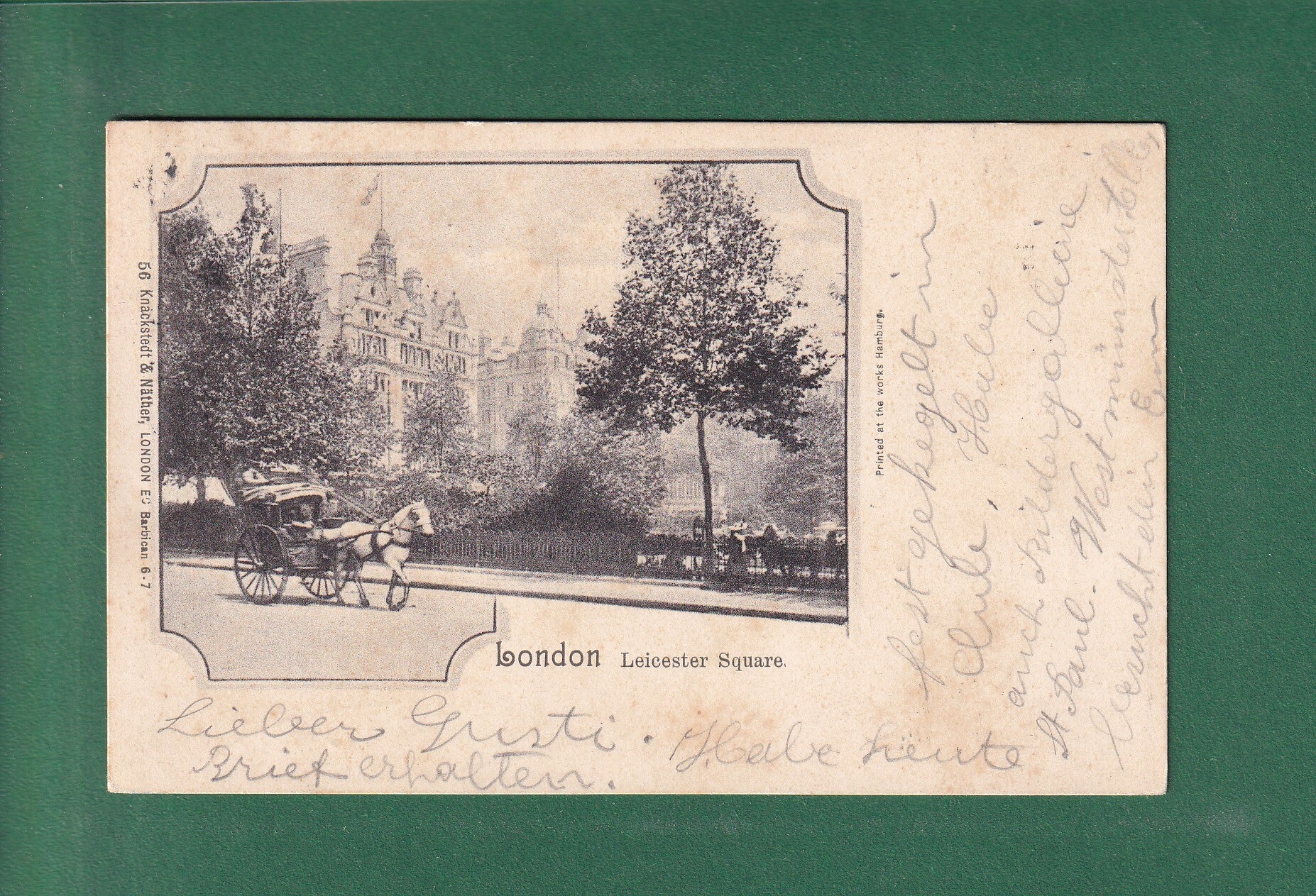 LONDON - Leicester Square - 1903