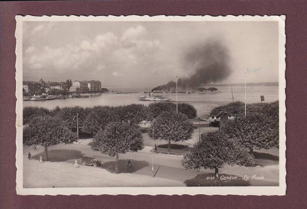 GENEVE - La rade - 1939 - Bateau CGN