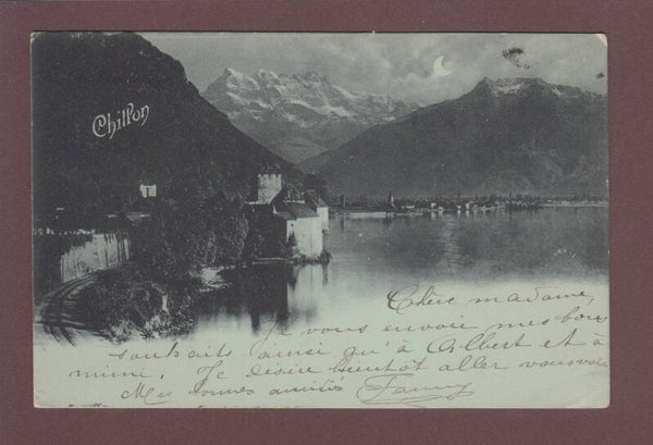 Château de CHILLON - Clair de lune // léger pli d'angle //